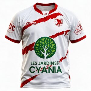 Maillot Match Blanc Eldera RC-PRADETAN