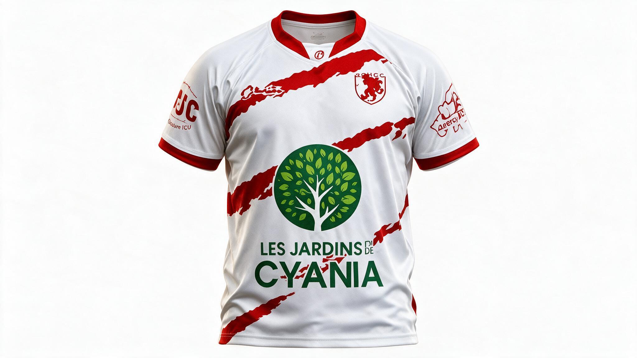 Maillot Match Blanc Eldera RC-PRADETAN